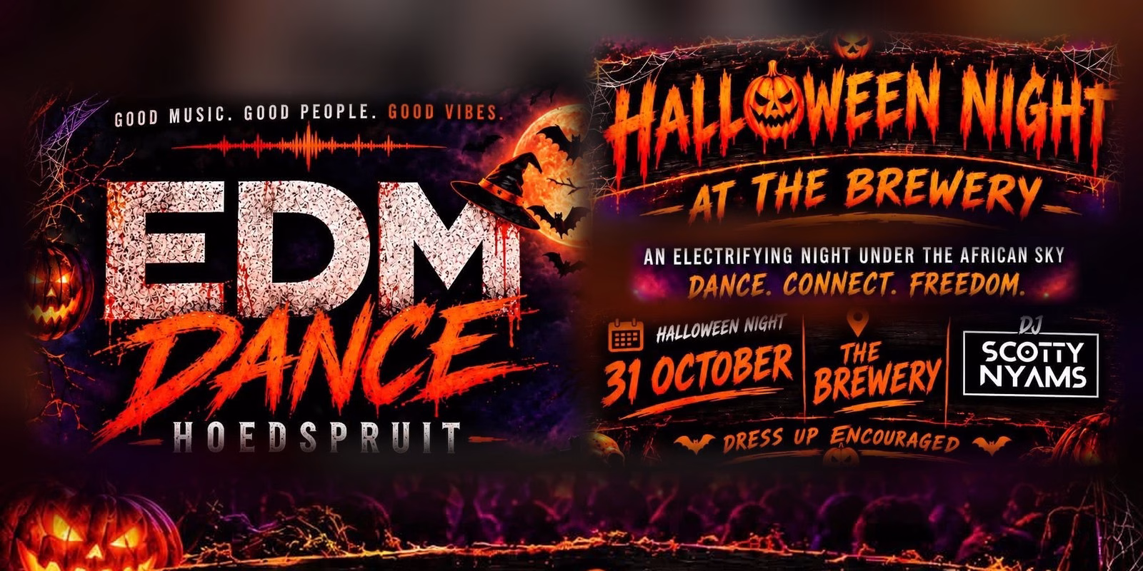 EDM Dance Halloween Night at The Brewery Hoedspruit, 31 October, DJ Scotty Nyams